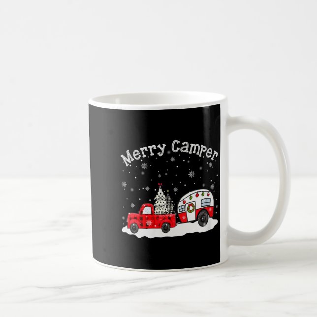 Taza De Café Womens Merry Camper Christmas Santa Claus Camng Re (Derecha)