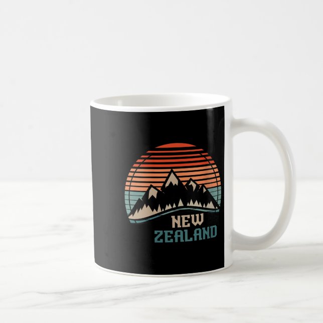Taza De Café Womens New Zealand Mountain Hiking Gift New Zealan (Derecha)