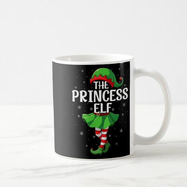 Taza De Café Womens Princess Elf Christmas Girls Women Elf Squa (Derecha)