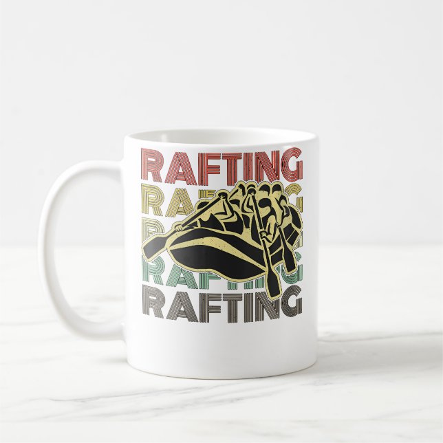 Taza De Café Womens Rafting Retro Loves Kayak Boat Good Paddlin (Izquierda)