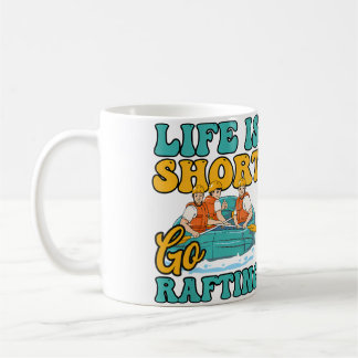 Taza De Café Womens Short Life Go Rafting Design Rafting