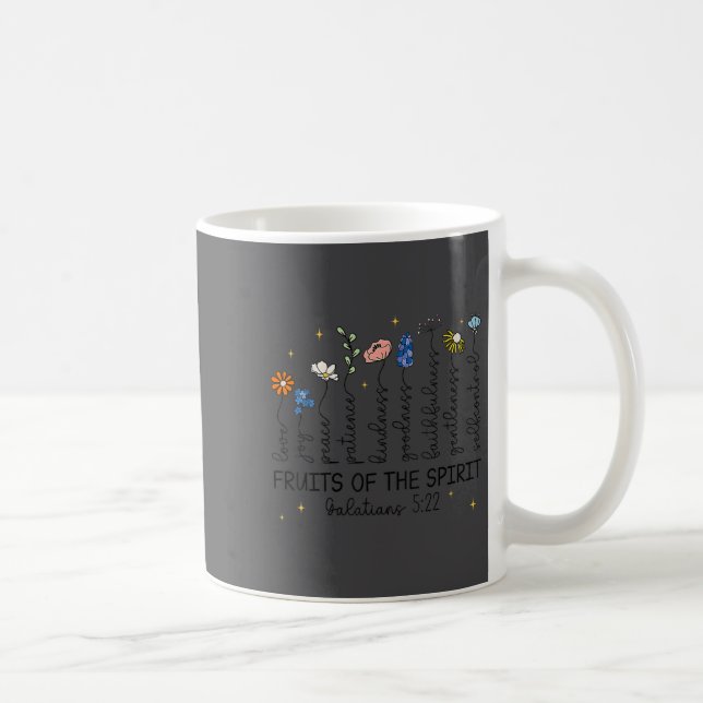 Taza De Café Womens The Fruits Of The Srit Christian Wildflower (Derecha)
