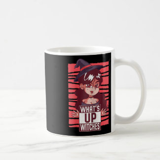 Taza De Café Womens's Up Witches mujeres Chica de calabaza Wi-F