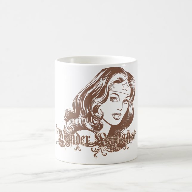 Taza De Café Wonder Woman Brown (Centro)