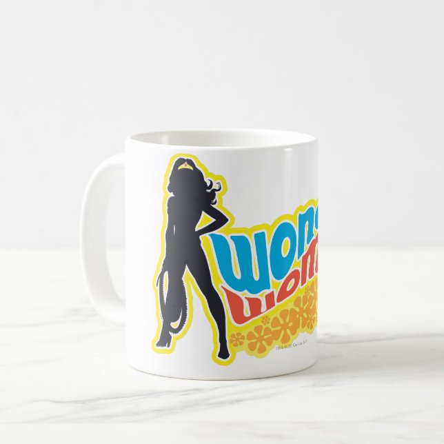 Taza De Café Wonder Woman Silhouette (Anverso izquierdo)