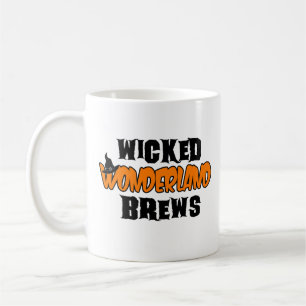 Taza De Café Wonderland malvado genera divertida Halloween