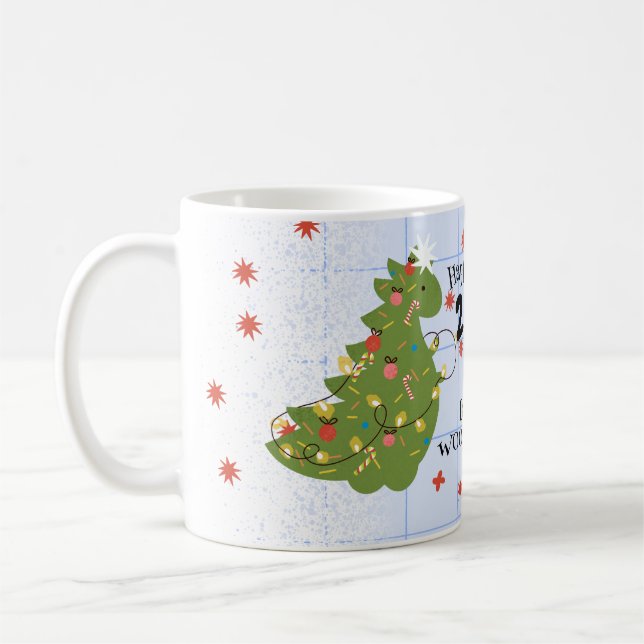 Taza De Café Wood Dragon Blue (Izquierda)