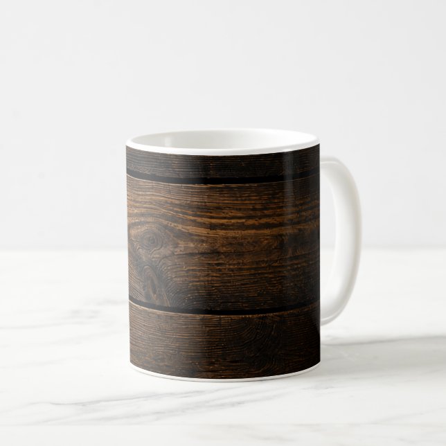Taza De Café Wood Print Mug (Anverso derecho)