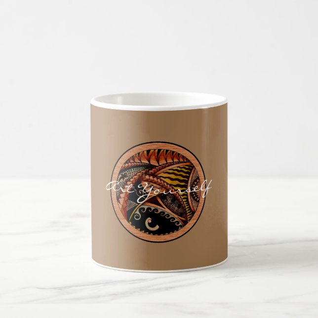Taza De Café Wood Tattoo (Centro)