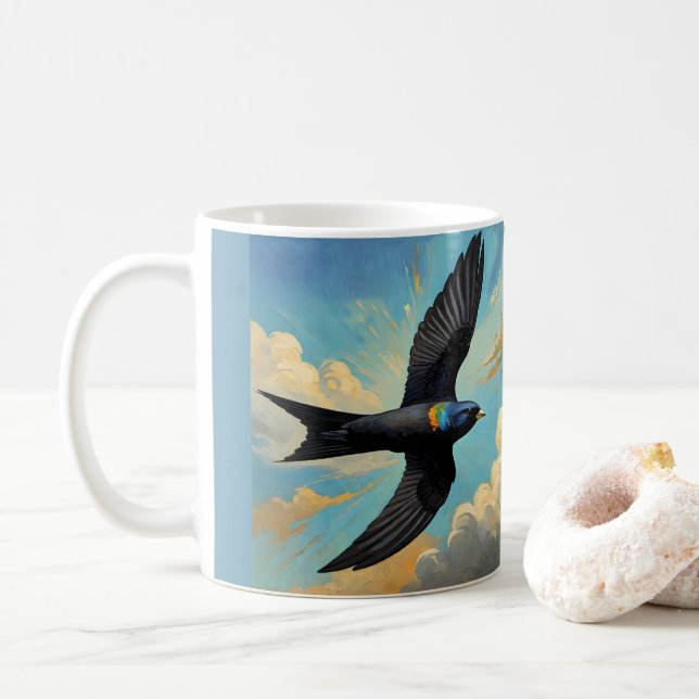 Taza De Café Wood Wall Art (Con donut)