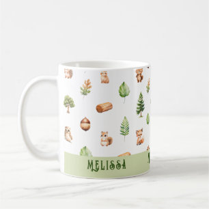 Taza De Café Woodland Cute Forest Animals