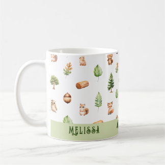 Taza De Café Woodland Cute Forest Animals