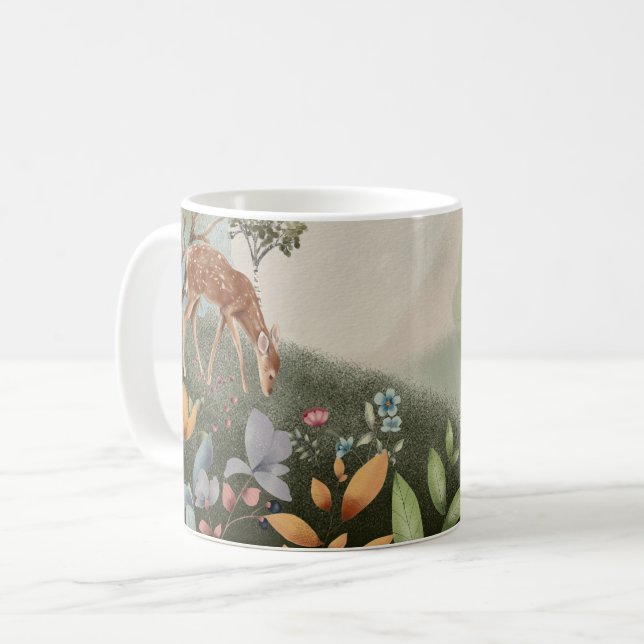 Taza De Café Woodland encantado (Anverso izquierdo)
