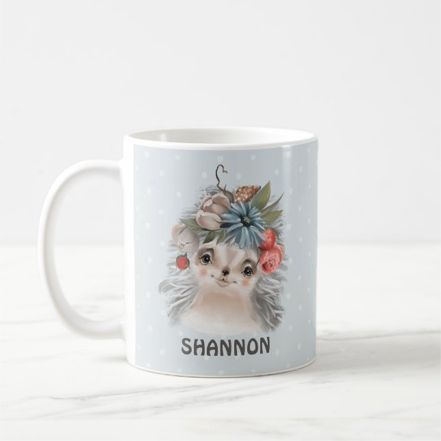 Taza De Café Woodland Hedgehog (Izquierda)