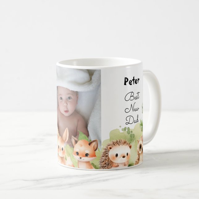 Taza De Café Woodland Mejor Niño De Papá Nuevo (Anverso derecho)