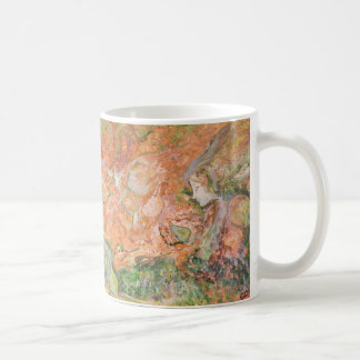 Taza De Café Woodland Spirit / Fairy Original Art Orange