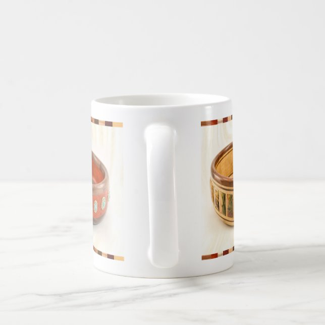 Taza de café - Woodturning decorativo (Mango)