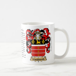 Taza De Café Woodworth, el origen, el significado y el escudo