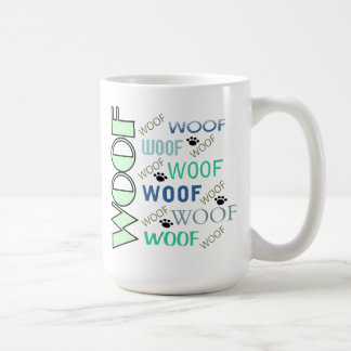 Taza De Café WOOF & WOOF Con Paws Coffee Mug