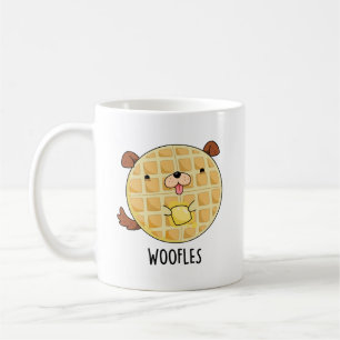 Taza De Café Woofles Doggy Doggy Waffle Pun