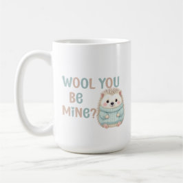 Taza de café Wool You Be Mine