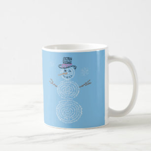 Taza De Café Wor(l)d Snowman Mug