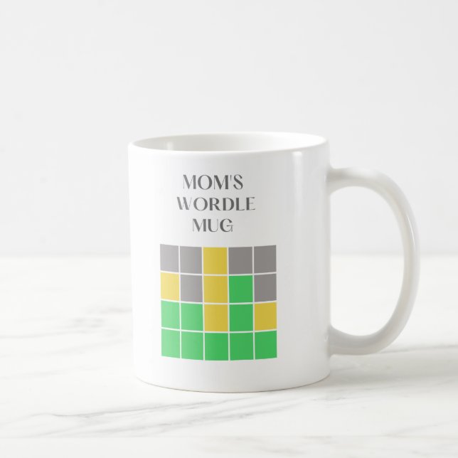 Taza De Café Wordle Mug de mamá (Derecha)