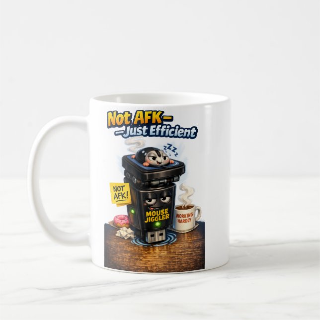 Taza De Café Work From Home Humor (Izquierda)