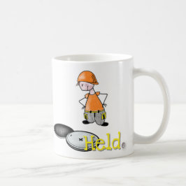 Taza De Café Worker Bauarbeiter Mug Tasse Straßenbau Comic