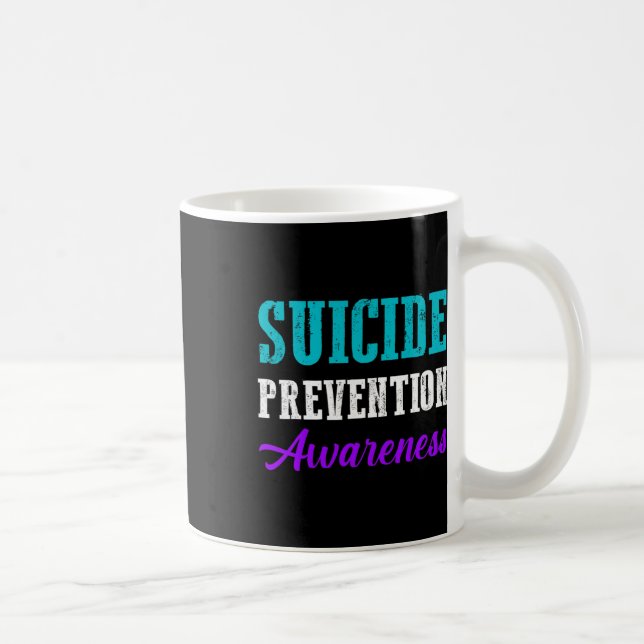 Taza De Café World Suicide Prevention Day Suicide Awareness  (Derecha)