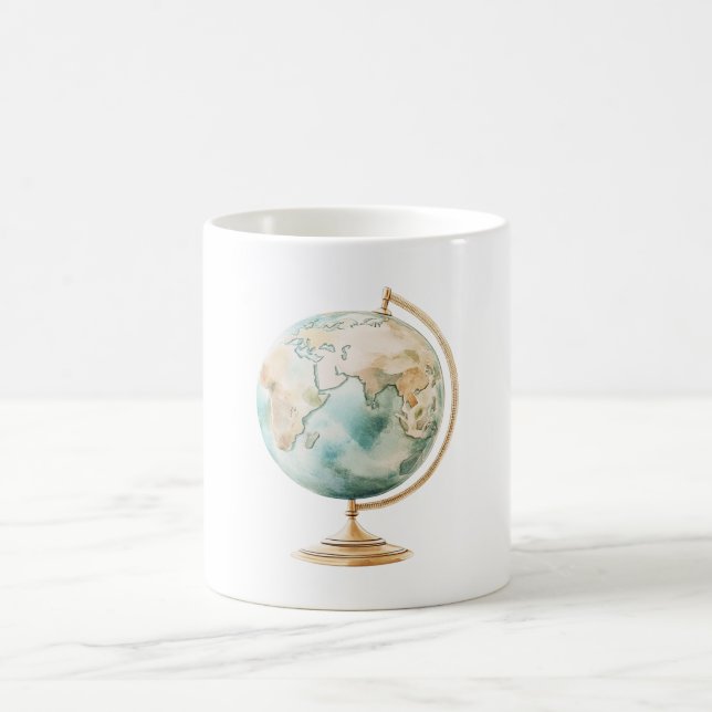 Taza De Café World Travel Places Globe (Centro)