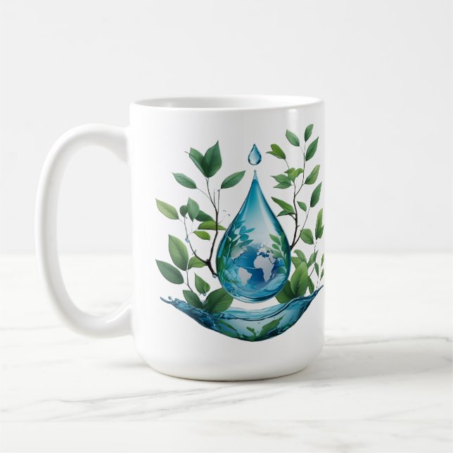 Taza De Café World Water Day (Izquierda)