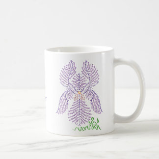 Taza De Café World Word Iris Mug