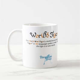 Taza De Café World Word Tiger Mug