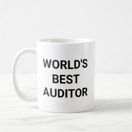 Taza De Café Worlds Best Auditor Funny Career Coworker Gift