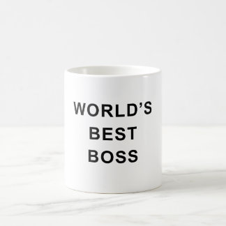 Taza De Café World's Best Boss Mug – Bold Classic Office Gift