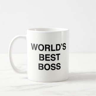 Taza De Café world's best boss the office mug