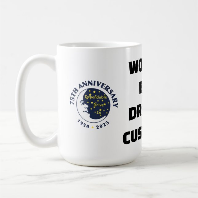 Taza De Café World's Best Drive In Customer Mug (Izquierda)