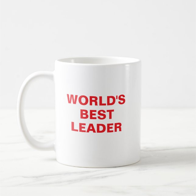 Taza De Café World's Best leader Mug (Izquierda)