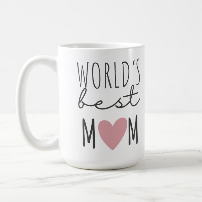 Taza De Café World's Best MOM Custon (Izquierda)