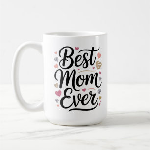 Taza De Café World's Best Mom Diamonds
