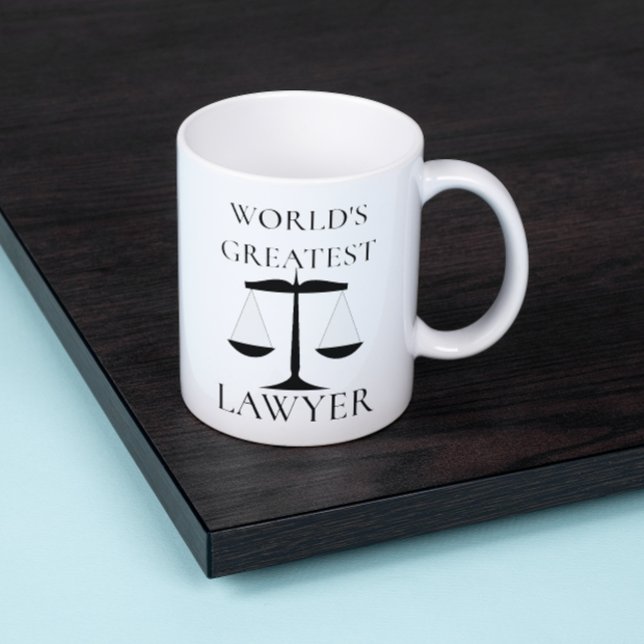 Taza De Café World's Greatest Lawyer Scales  (Subido por el creador)