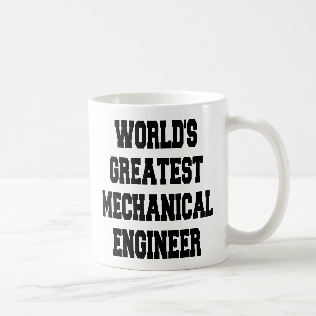 Taza De Café Worlds Greatest Mechanical Engineer (Derecha)
