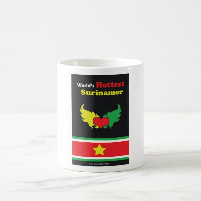 Taza De Café World's Hottest Surinamer (Centro)