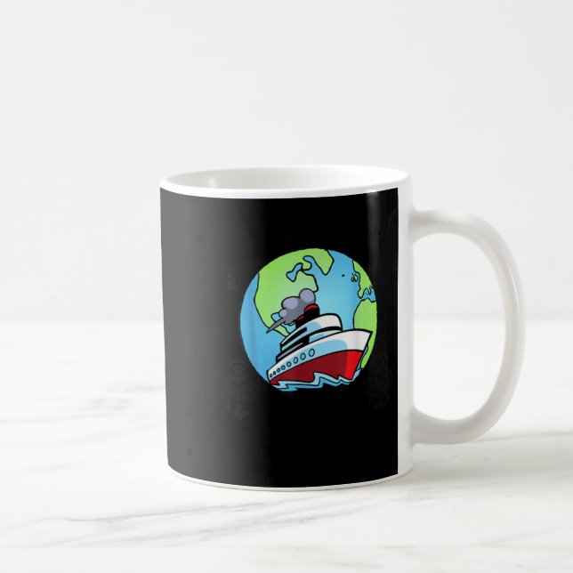 Taza De Café World's Maritime Daddy Ship Seaman Captain Husband (Derecha)