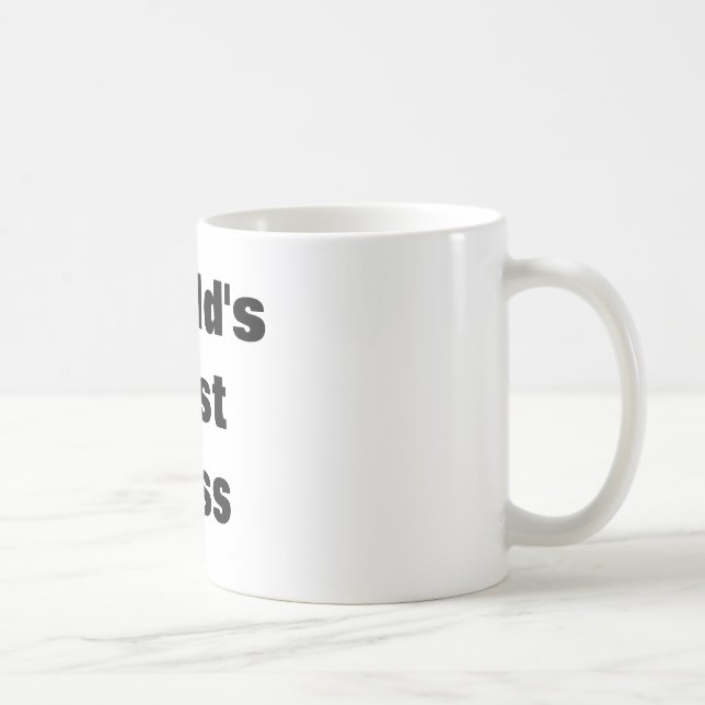 Taza De Café World'sBestBoss (Derecha)