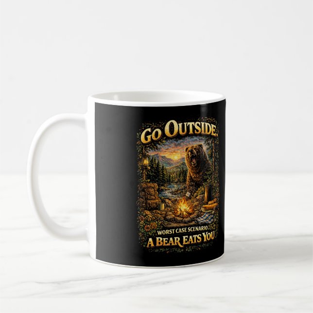 Taza De Café Worst Case Wilderness (Izquierda)