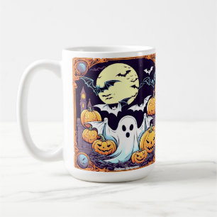 Taza De Café Wow Halloween Thrill
