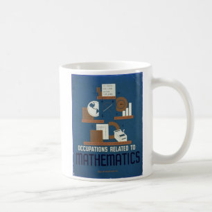 Taza De Café WPA "empleos en matemáticas "