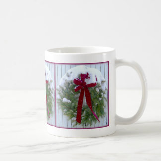 Taza De Café Wreath navidades